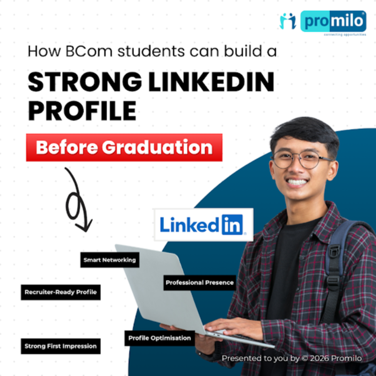 How B.Com Students Can Build a Strong LinkedIn Profile Before Graduation