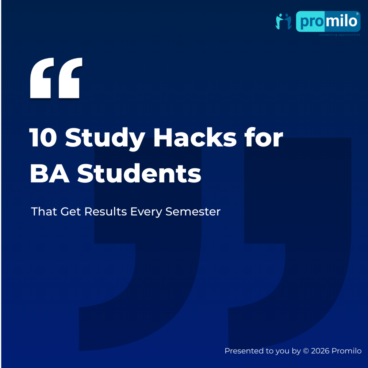 10 Study Hacks for BA Students That Get Results Every Semester