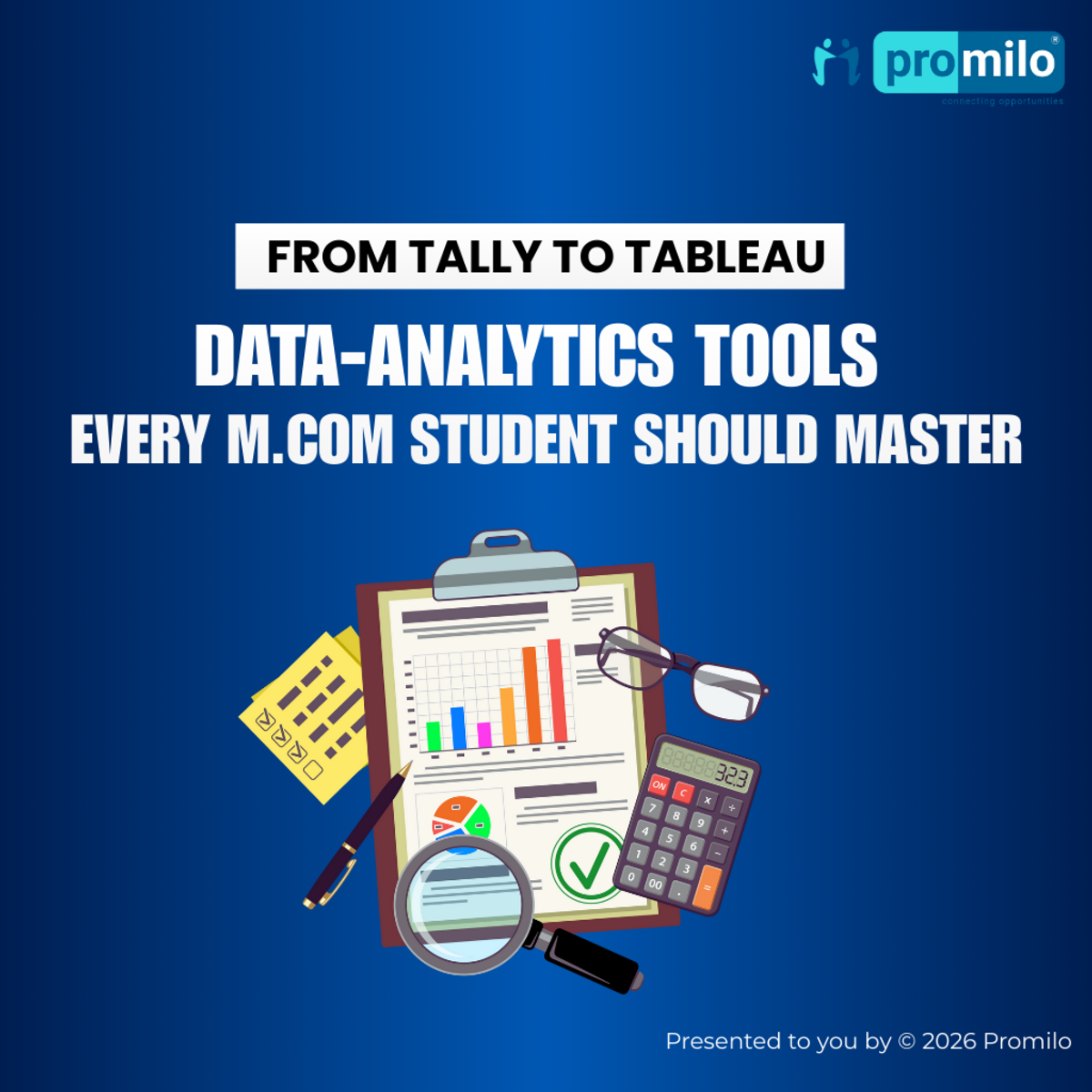 From Tally to Tableau — Data-Analytics Tools Every M.Com Student Should Master