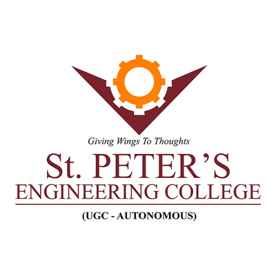 M.Tech in Computer Science and Engineering at St. Peter’s Engineering College, Hyderabad