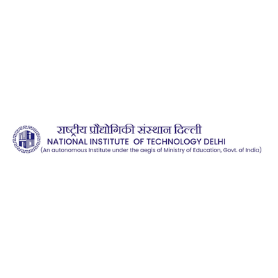 Master of Technology (M.Tech) at National Institute of Technology (NIT), Delhi/NCR