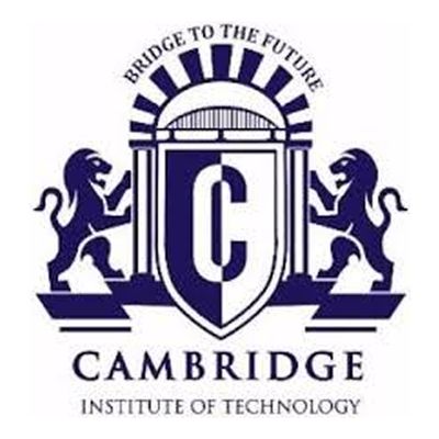 Bachelor of Engineering (B.E) at Cambridge Institute of Technology, Bengaluru/Bangalore