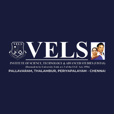 B.Pharm at VELS Institute of Science,Tech. & Advanced Studies, Chennai