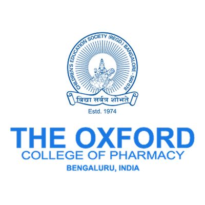 Bachelor of Pharmacy (B.Pharm) at The Oxford College of Pharmacy, Bengaluru/Bangalore