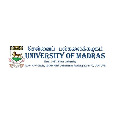 M.A. at University of Madras, Bengaluru/Bangalore