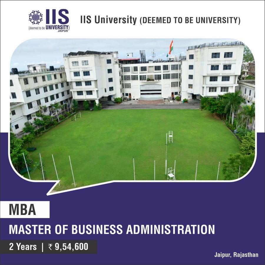 Master of Business Administration [MBA] at Iis (Deemed To Be University) , Jaipur