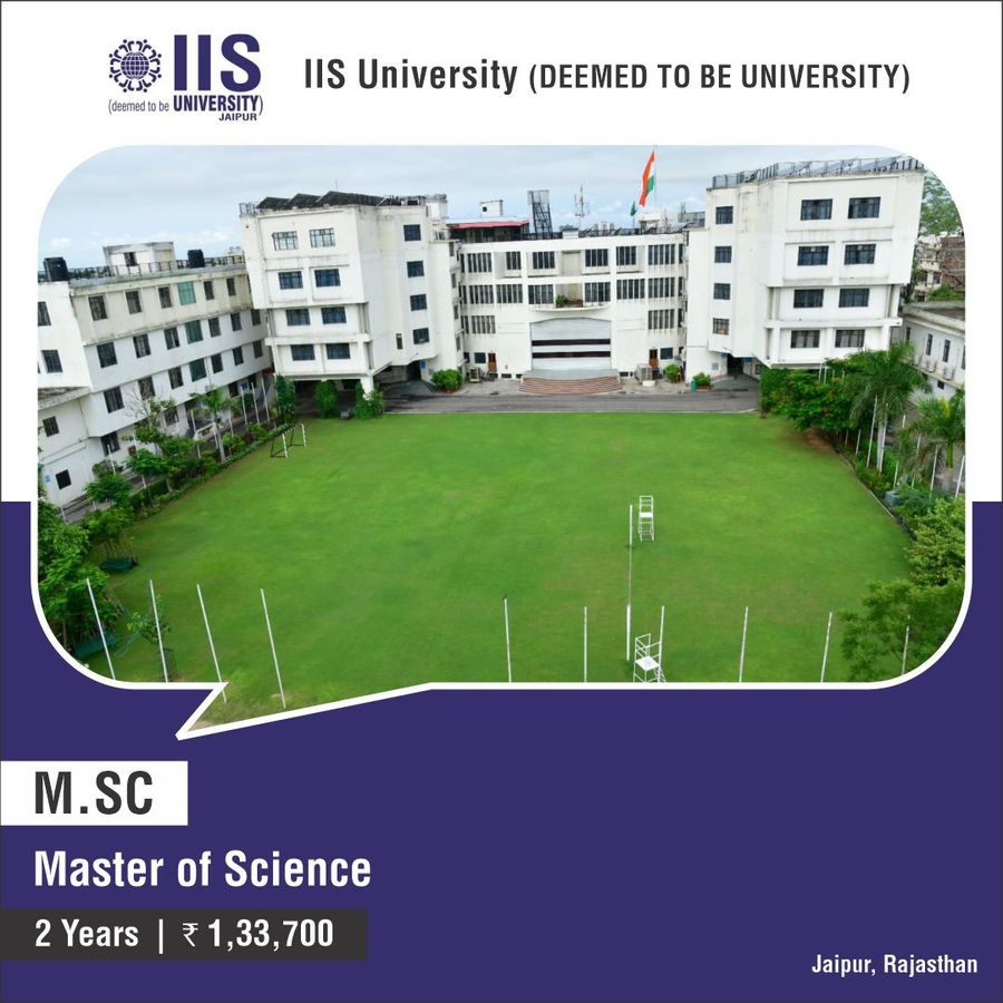 Master of Science [M.Sc] in Fashion Design at Iis (Deemed To Be University) , Jaipur