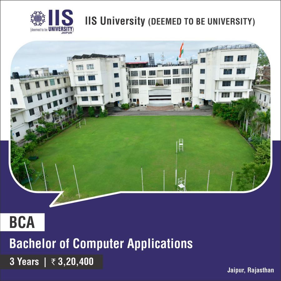 Bachelor of Computer Applications [BCA] at Iis (Deemed To Be University) , Jaipur