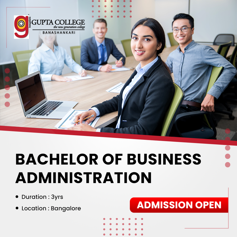 BBA at Gupta College, Bengaluru/Bangalore