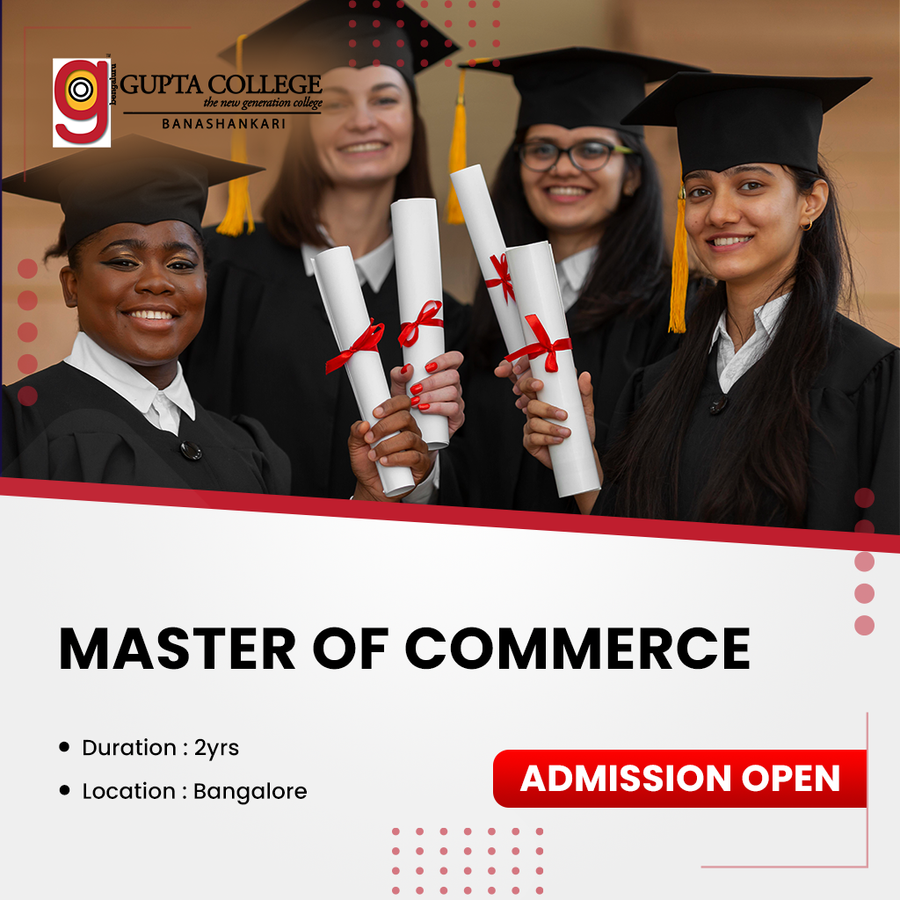 M.Com at Gupta College, Bengaluru/Bangalore