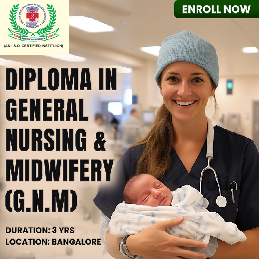 Diploma in Nursing & Midwifery (G.N.M) at Goutham College, Bengaluru/Bangalore