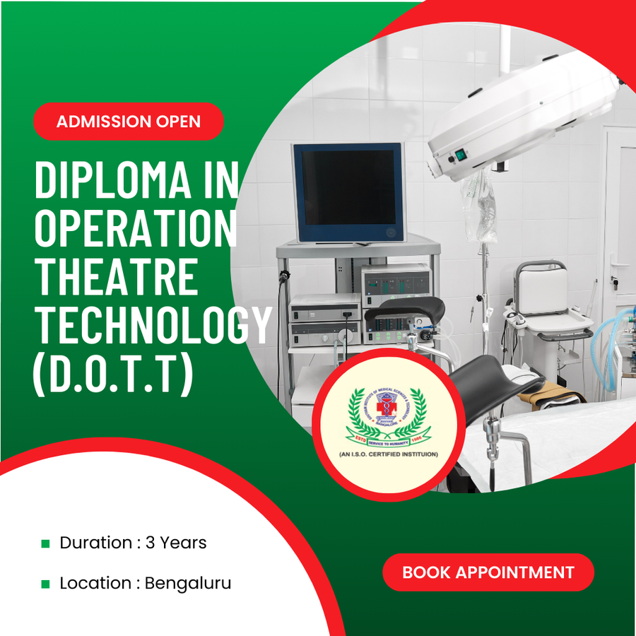 DIPLOMA IN OPERATION THEATRE TECHNOLOGY(D.O.T.T) at Goutham College, Bengaluru/Bangalore