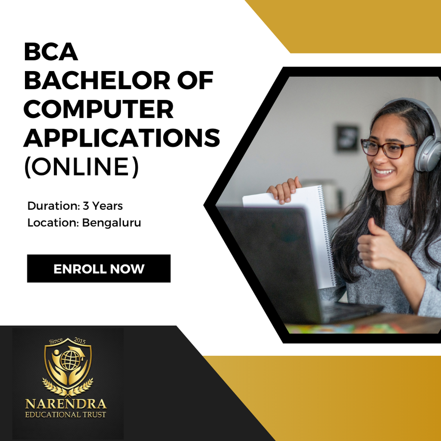 Admission Open for BCA (Online) at Narendra Academy,, Bengaluru/Bangalore