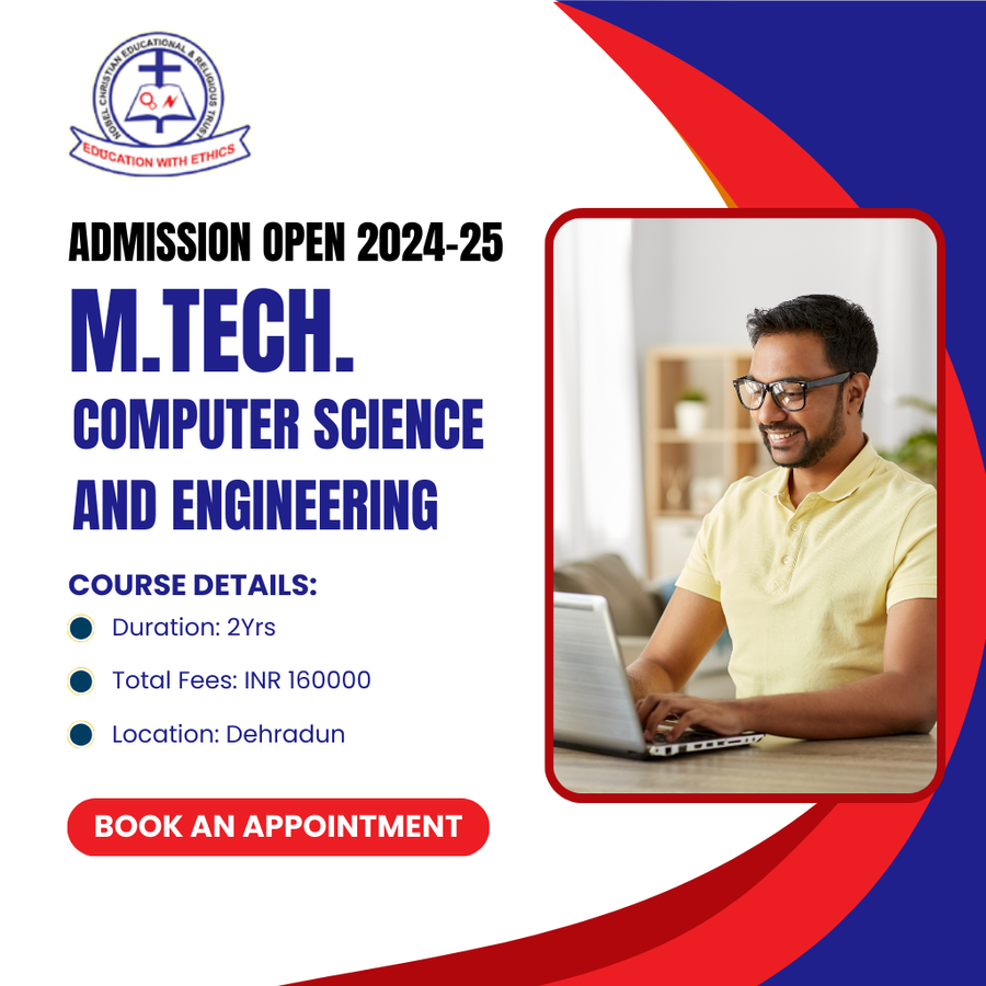 M.TECH in Computer Science and Engineering at RCP UNIVERSE GROUP OF INSTITUTIONS, Dehradun