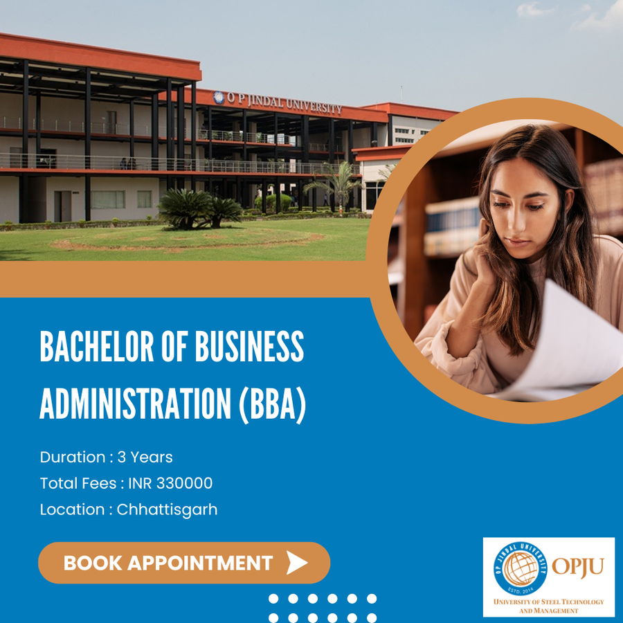 Admission Open for BBA at OP Jindal University (OPJU), Chhattisgarh - Other
