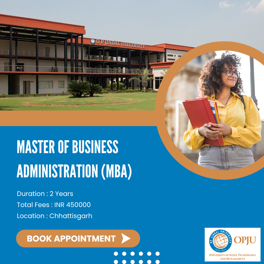 Admission Open for MBA at OP Jindal University (OPJU), Chhattisgarh - Other