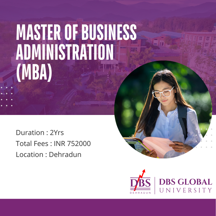 Master of Business Administration (MBA) at DBS Global University, Dehradun