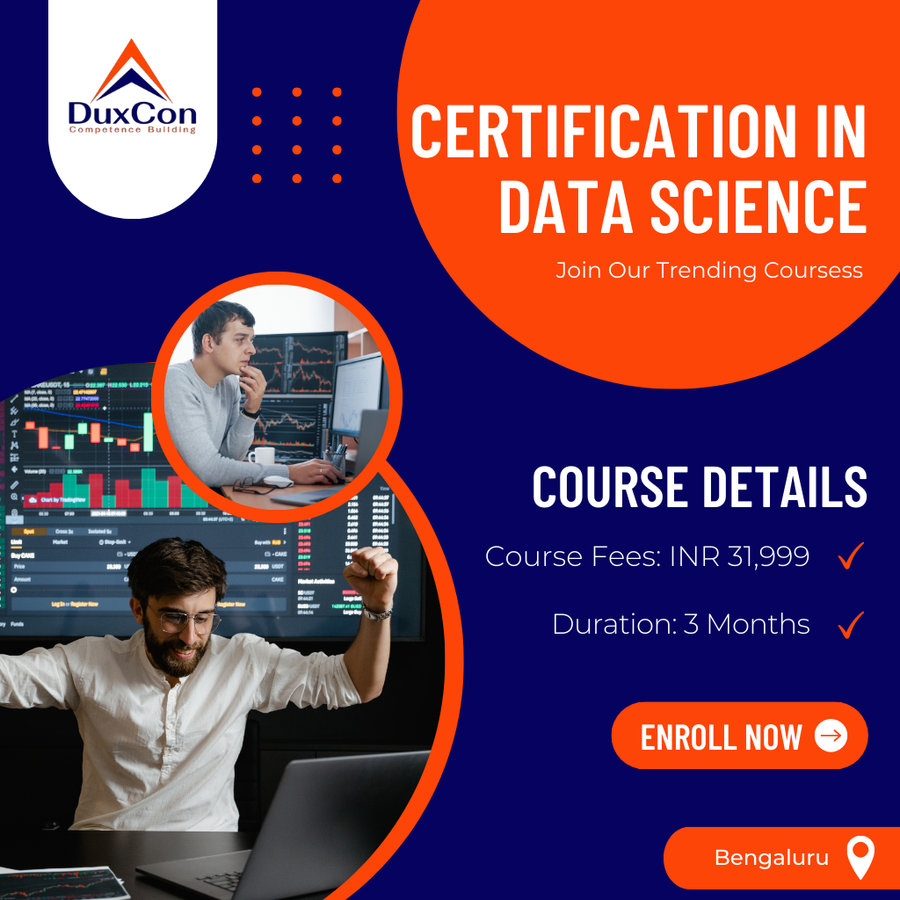 Certification in Data Science at Duxcon, Bengaluru/Bangalore