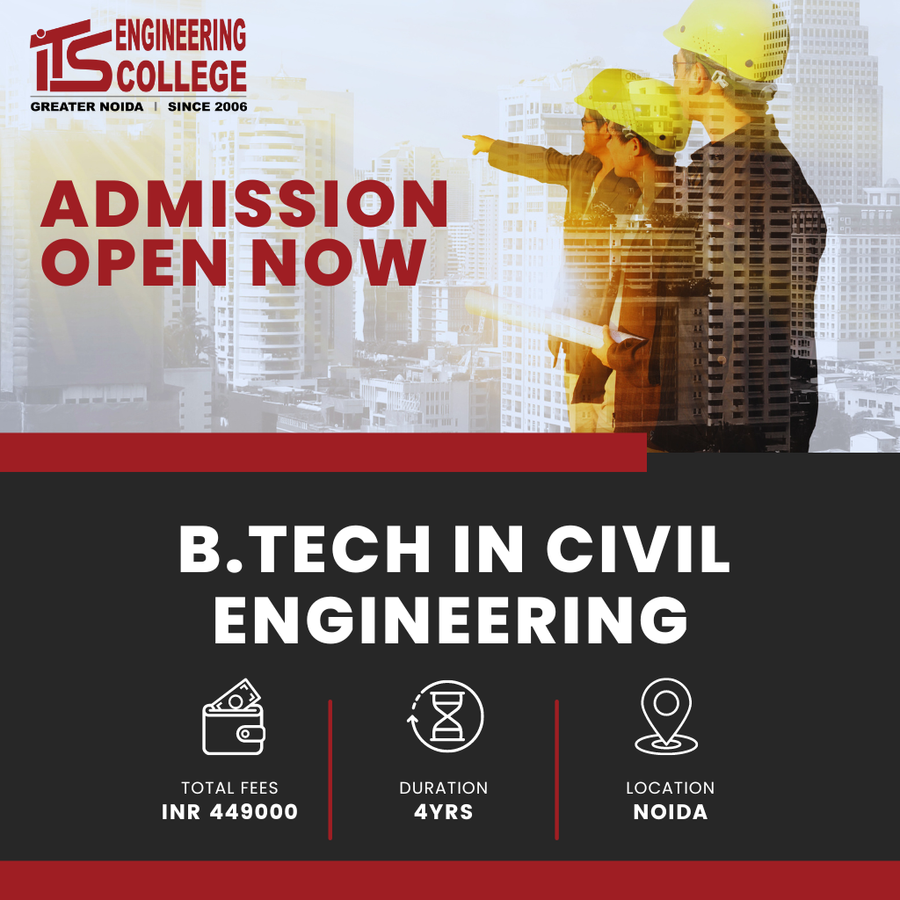  B.Tech in Civil Engineering at ITS Engineering College, Noida