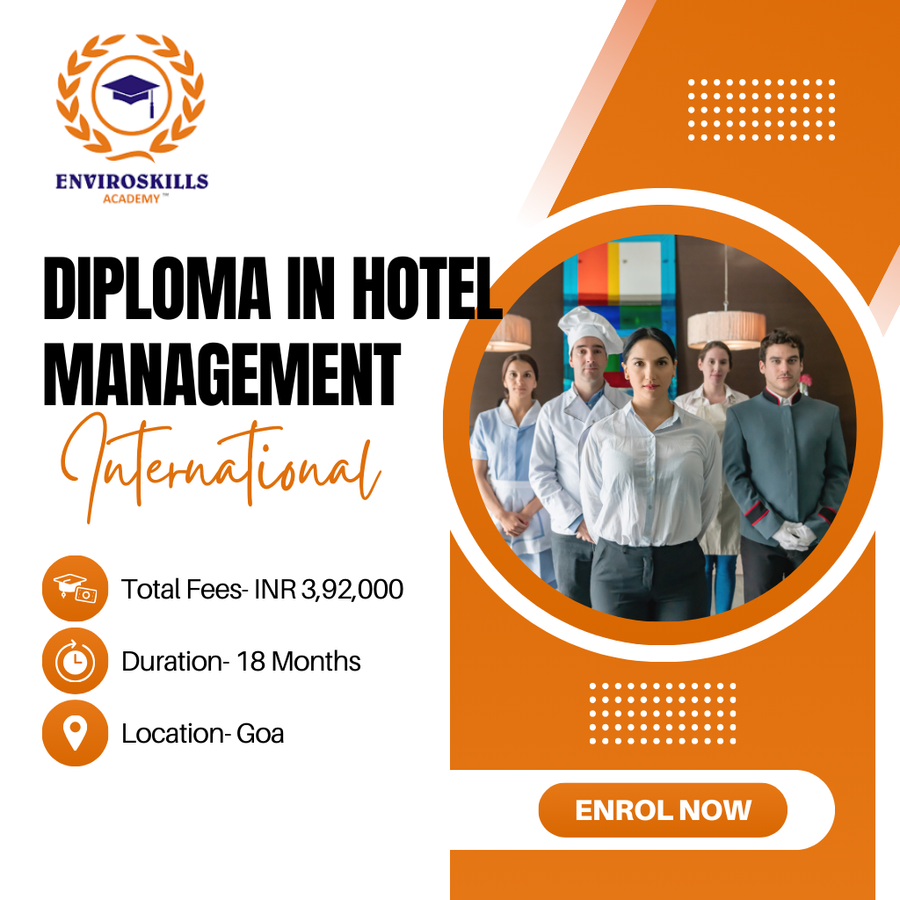 Diploma in Hotel Management (International) at Enviroskills Academy Institute of Hotel Management, Goa - Other