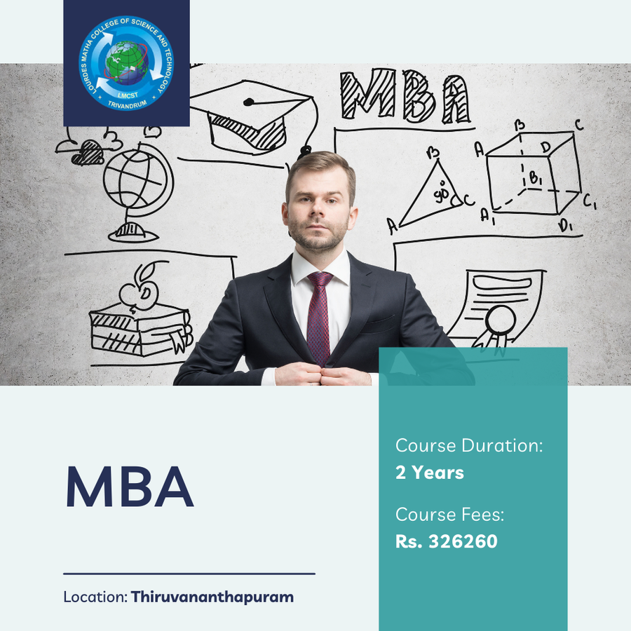 Admission Open For MBA at Lourdes Matha College of Science & Technology, Trivandrum