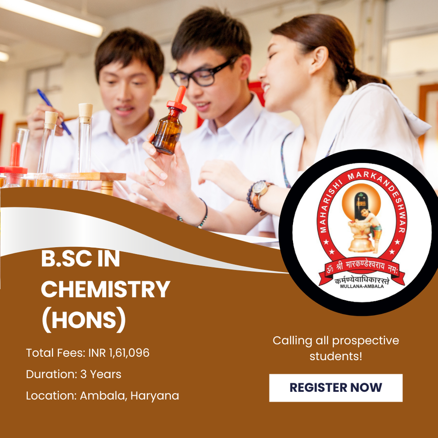 B.Sc. - Chemistry (Hons.) at Maharishi Markandeshwar (Deemed To Be University), Haryana - Other