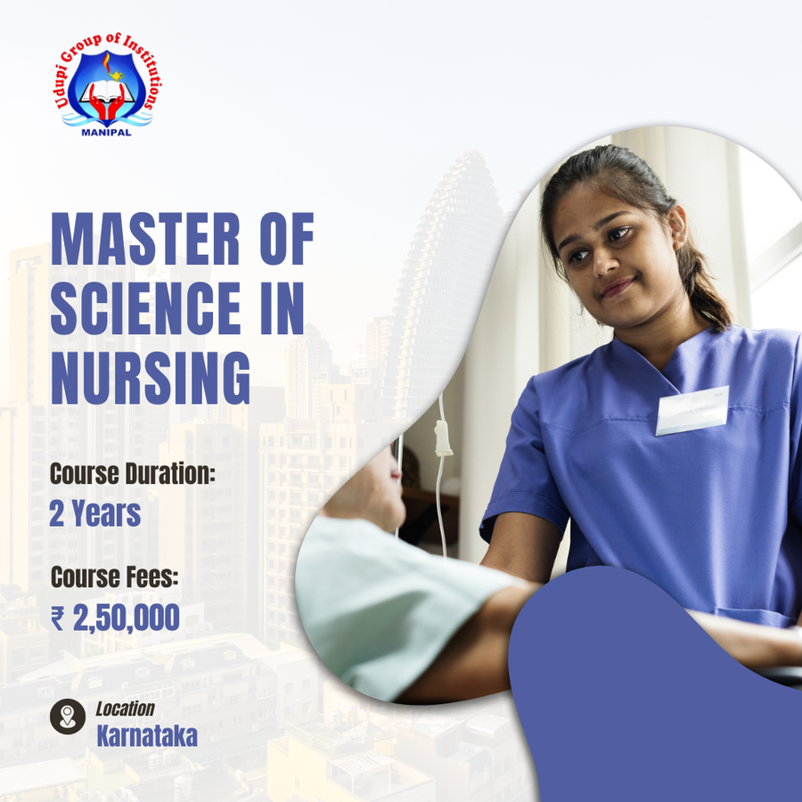 Admission Open for M.Sc in Nursing at Udupi Group of Institutions, Manipal, Karnataka - Other