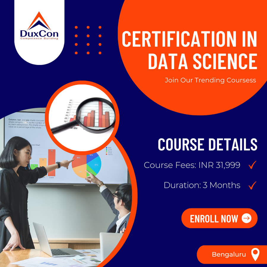 Certification in Data Science at Duxcon, Bengaluru/Bangalore
