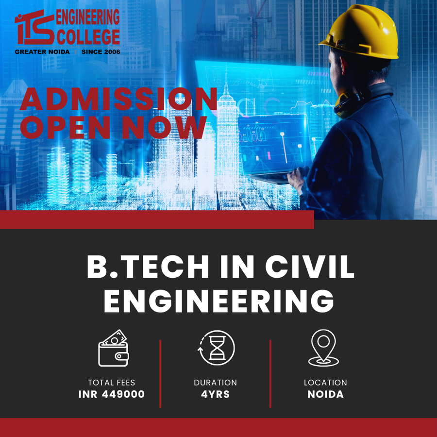  B.Tech in Civil Engineering at ITS Engineering College, Noida