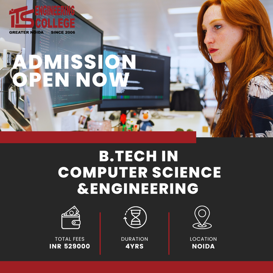 B.Tech in   Computer Science & Engineering at ITS Engineering College, Noida