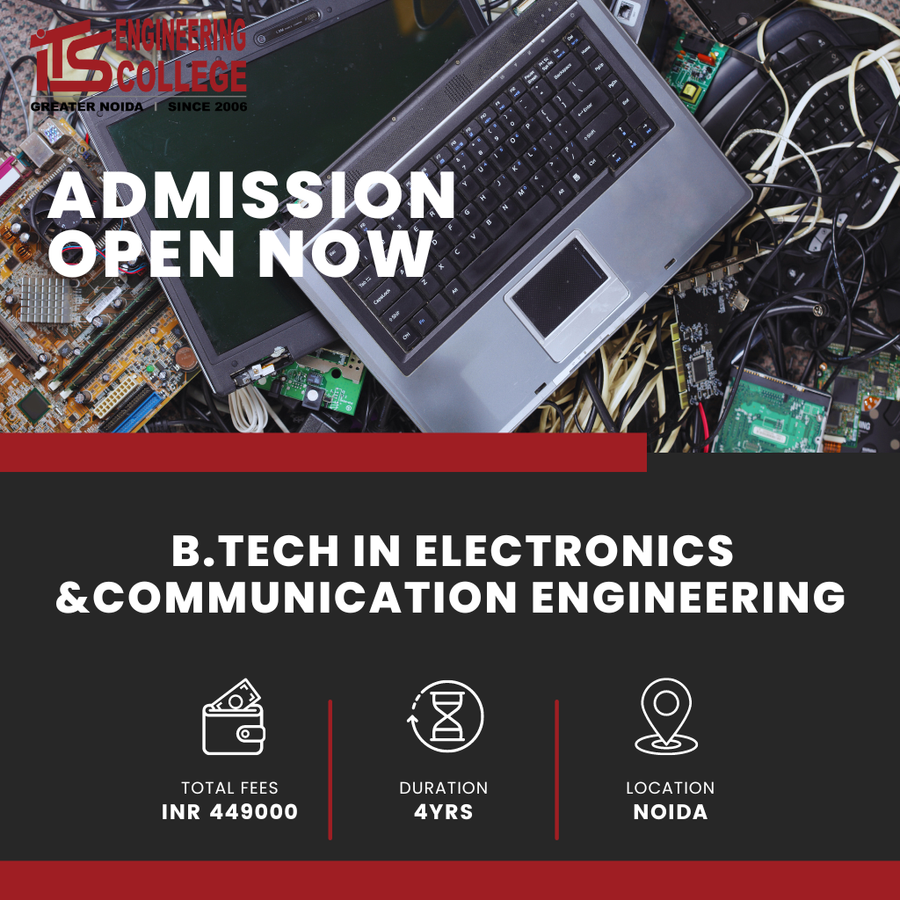  B.Tech in Electronics &Communications Engineering at ITS Engineering College, Noida