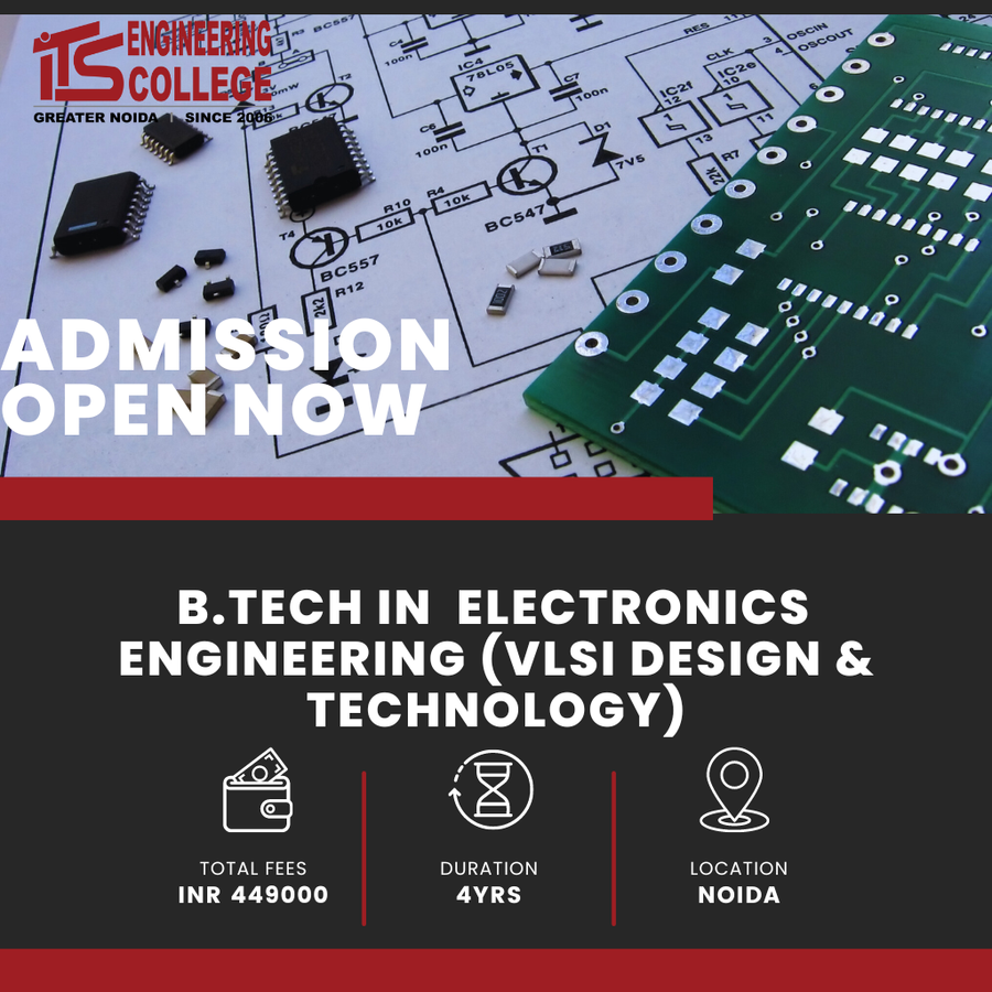 B.Tech Electronics Engg (VLSI Design &Technology) at ITS Engineering College, Noida