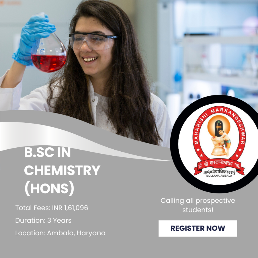 B.Sc. - Chemistry (Hons.) at Maharishi Markandeshwar (Deemed To Be University), Haryana - Other