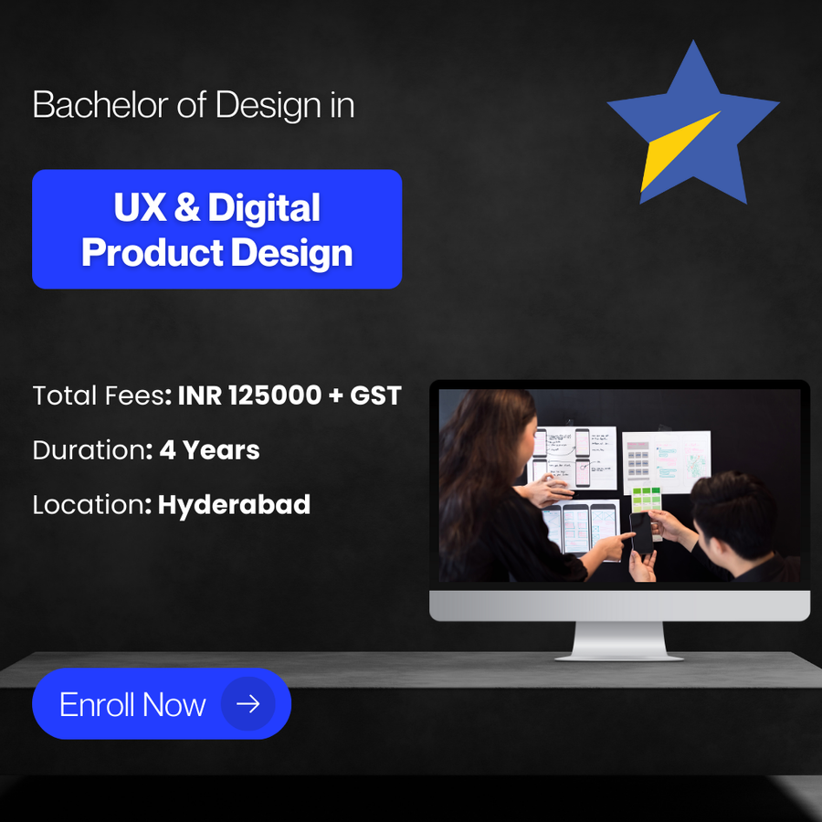Bachelor of Design in UX & Digital Product Design at Star Design Institute, Hyderabad