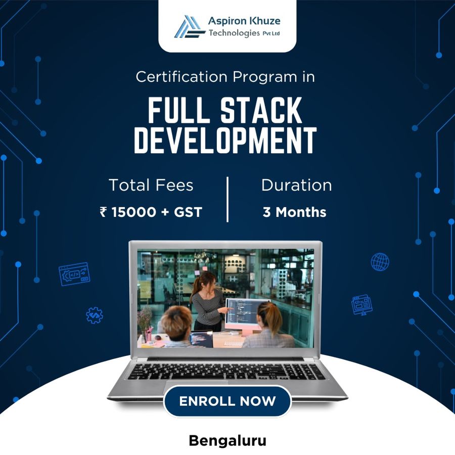 Admission Open For Full Stack Development at Asprion Khuze Technologies Pvt LTD, Bengaluru/Bangalore
