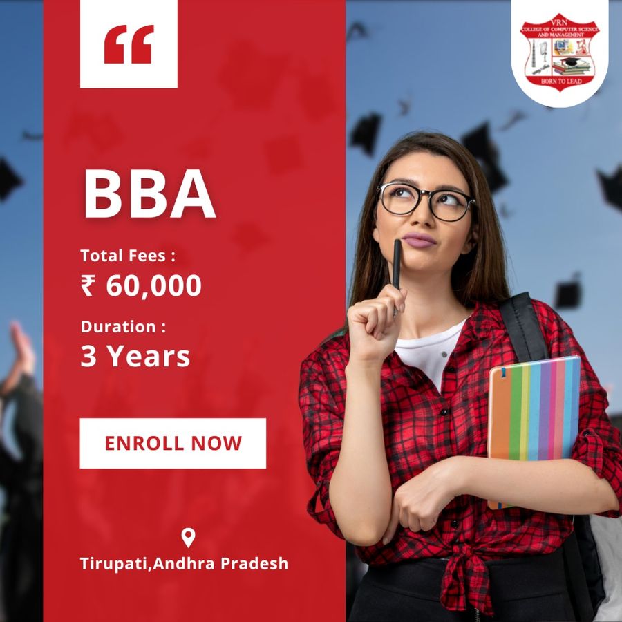 Admission Open for BBA at VRN Educational Society (VRNES), Tirupati