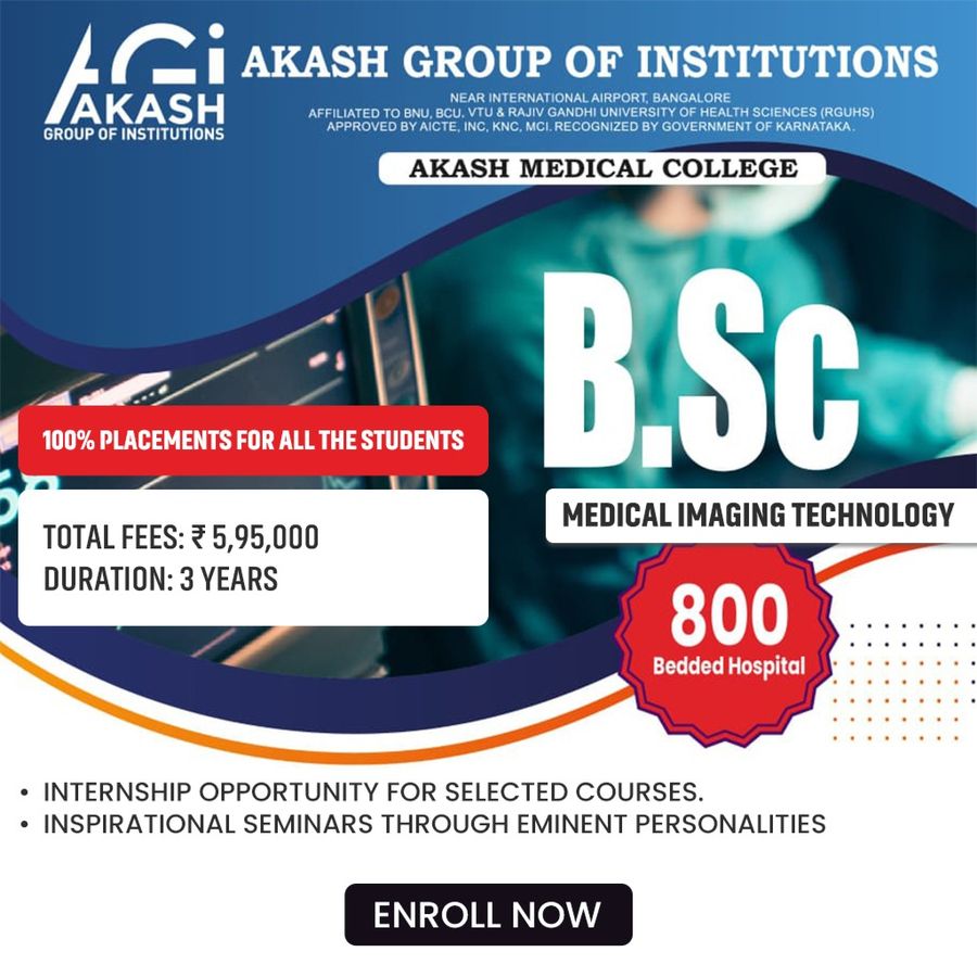 Admission Open for B.Sc in MIT at Akash Group of Institutions, Bengaluru/Bangalore