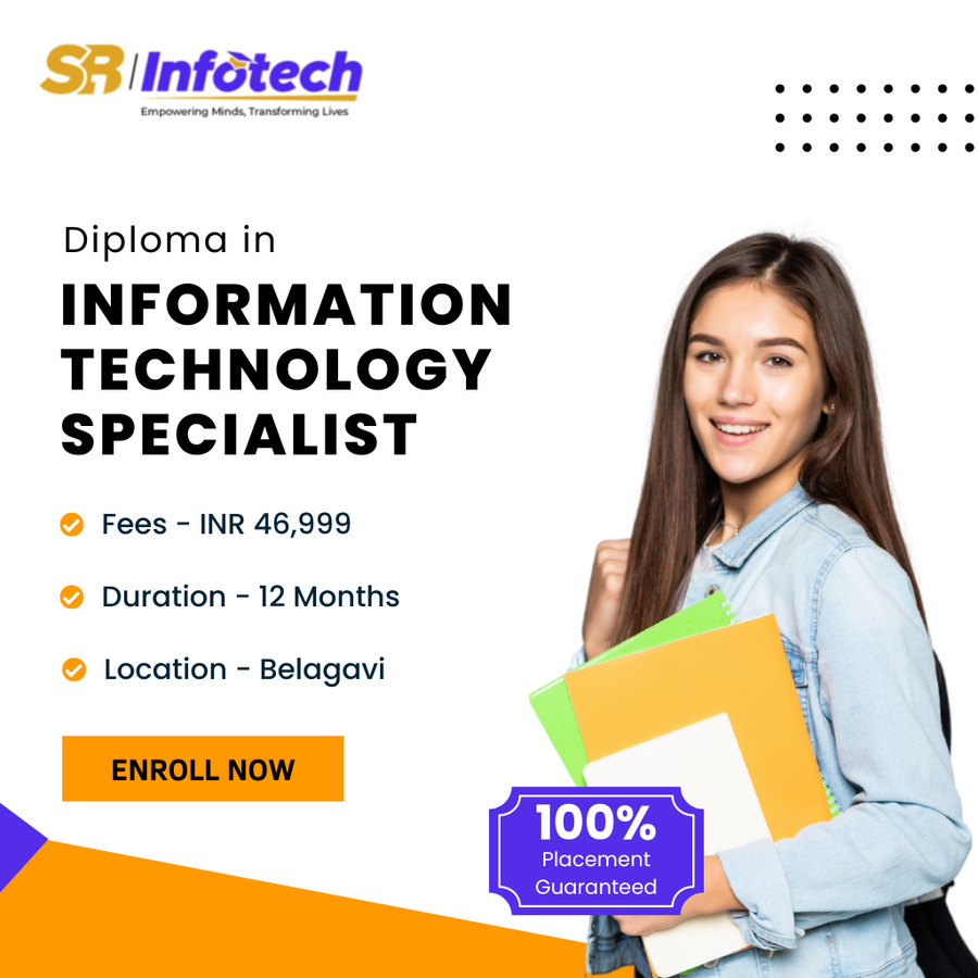Diploma in Information Technology Specialist at SB Infotech Education Training Institute , Belgaum