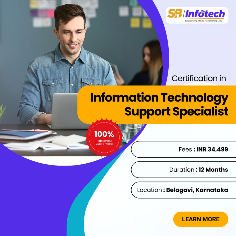 Join for Certification in IT Support Specialist at SB Infotech Education Training Institute , Belgaum