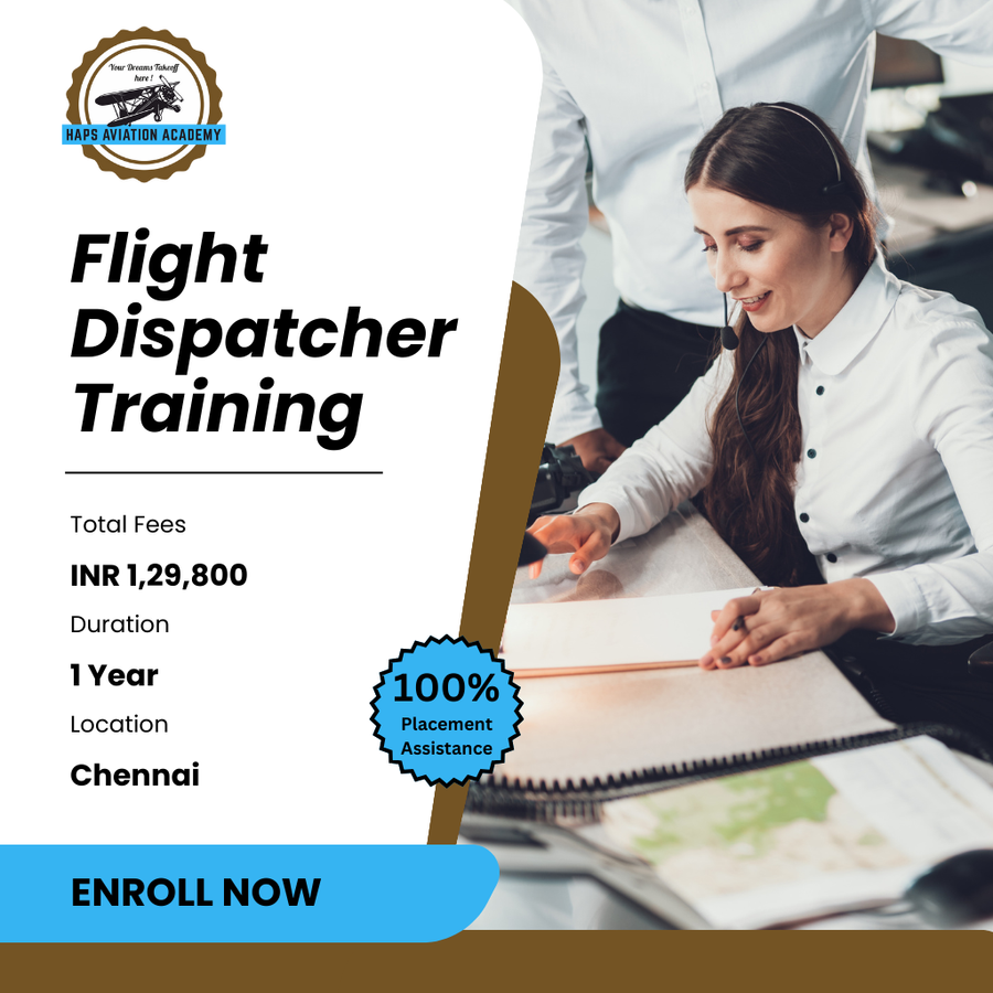 Flight Dispatcher Training at HAP'S Aviation Academy, Coimbatore