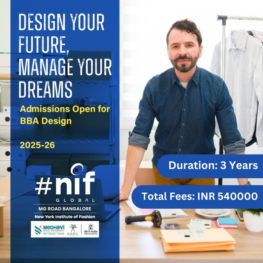 BBA in Design Management at NIF Global Bangalore, Bengaluru/Bangalore