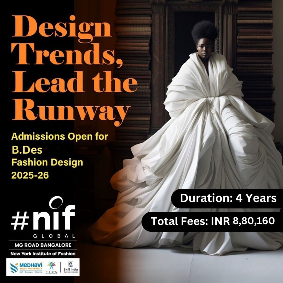 Join B.Des Fashion Design at NIF Global Bangalore, Bengaluru/Bangalore