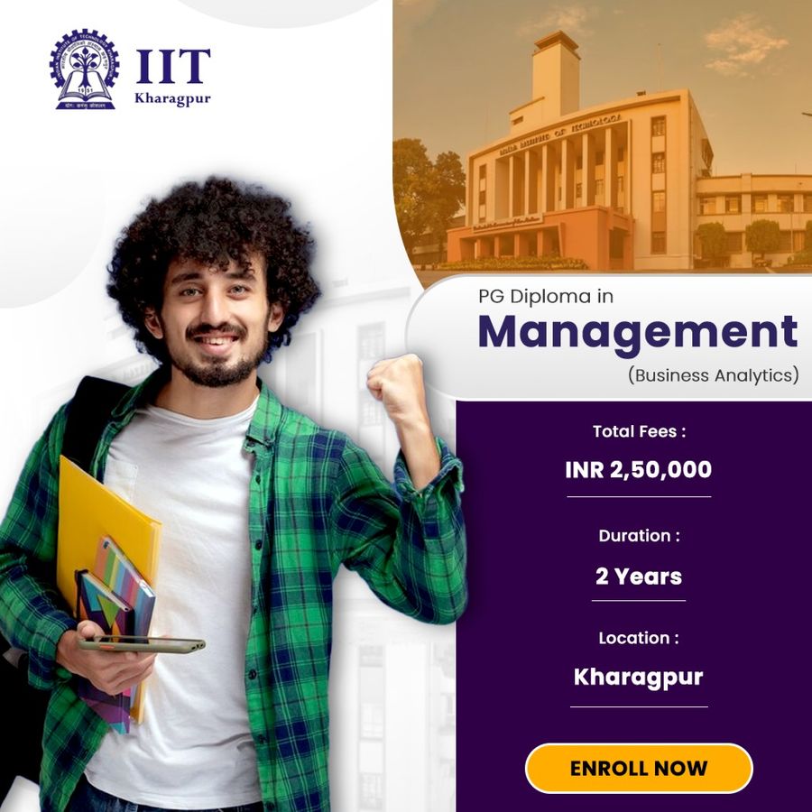 PG Diploma in Management (Business Analytics) at Indian institute of Technology Kharagpur, Kharagpur