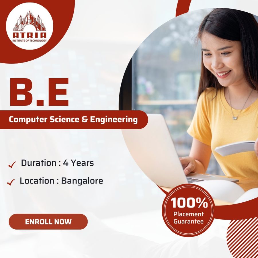 Admission Open for B.E in CSE at Atria Institute of Technology , Bengaluru/Bangalore