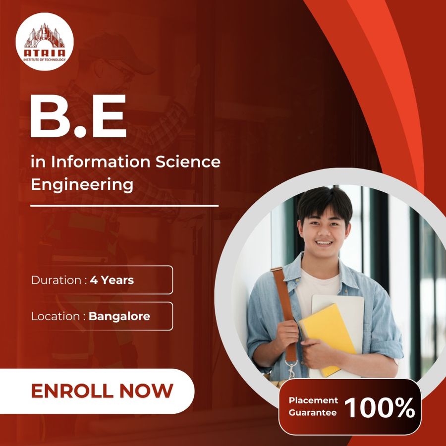Join B.E in Information Science Engineering at Atria Institute of Technology , Bengaluru/Bangalore