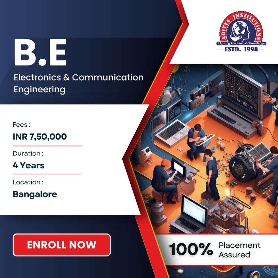 Admission Open B.E in ECE at Aditya Group Of Institutions, Bengaluru/Bangalore