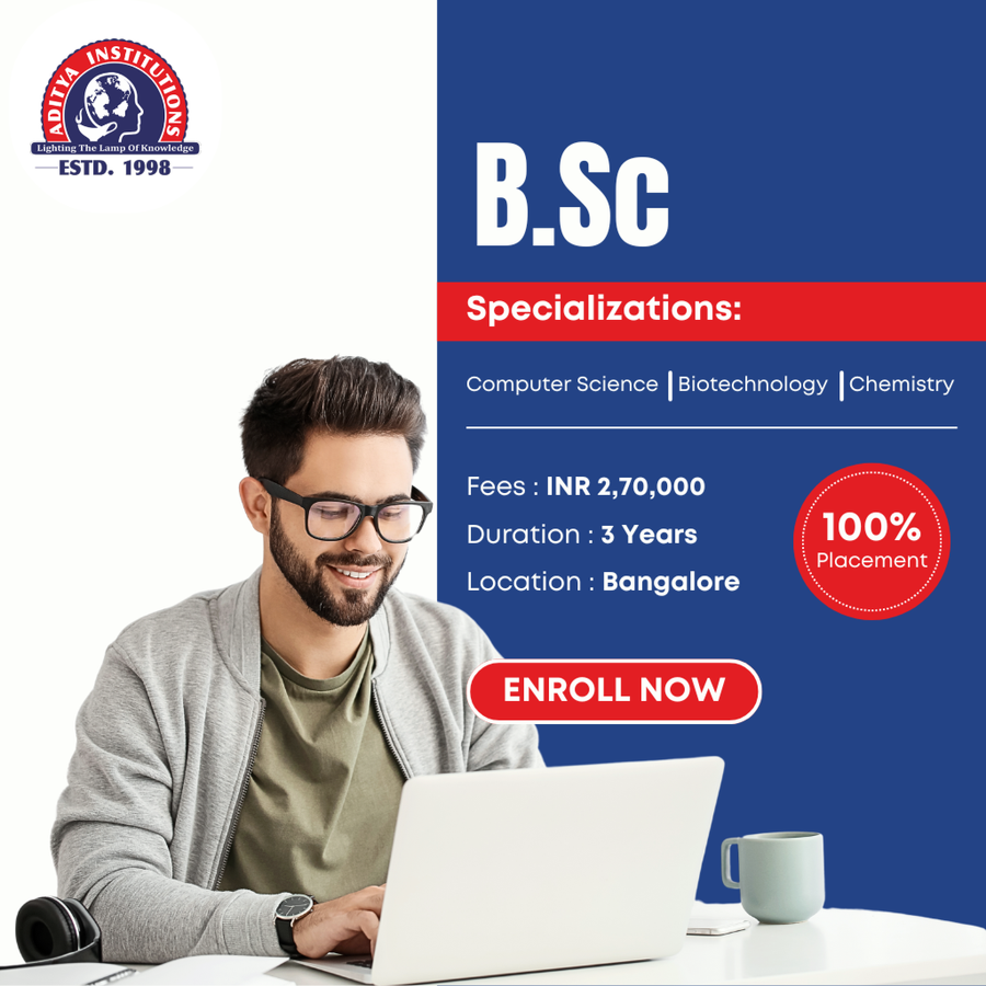 Admission Open for B.Sc  at Aditya Group Of Institutions, Bengaluru/Bangalore