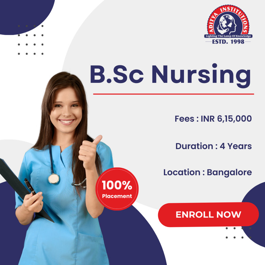 Admission Open for B.Sc Nursing at Aditya Group of Institution, Bengaluru/Bangalore