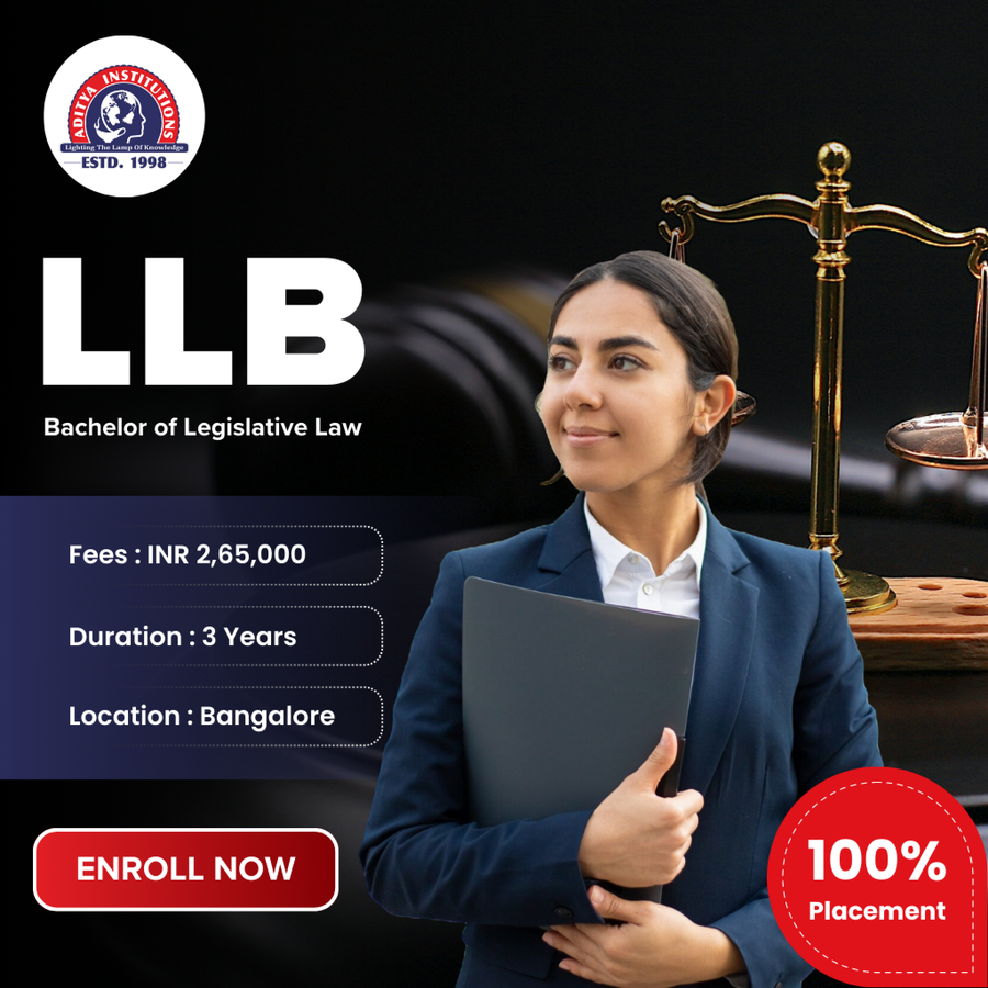 Admission Open for LLB at Aditya Group Of Institutions, Bengaluru/Bangalore