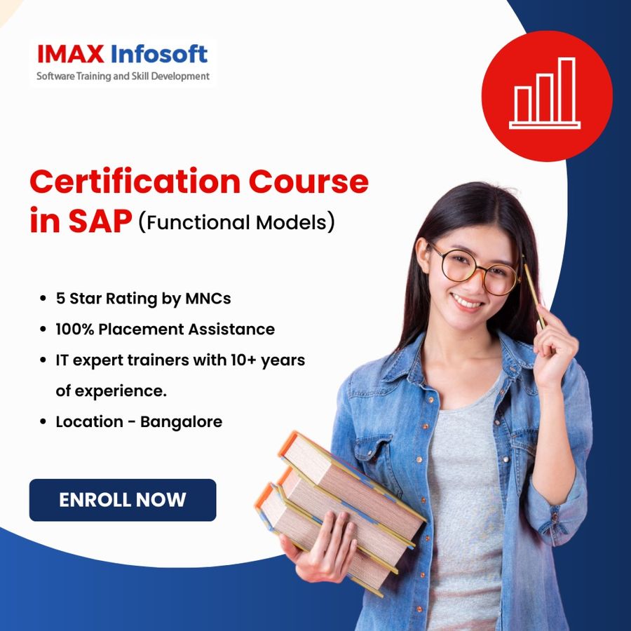 Certification Course in SAP (Functional Models) at IMAX Infosoft, Bengaluru/Bangalore